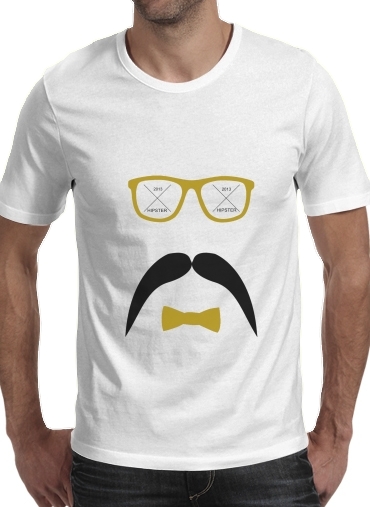 Hipster Face 2 für Männer T-Shirt