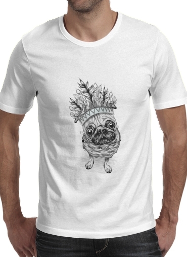 Indian Pug für Männer T-Shirt