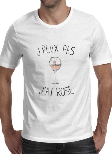Je peux pas jai rose Vin für Männer T-Shirt