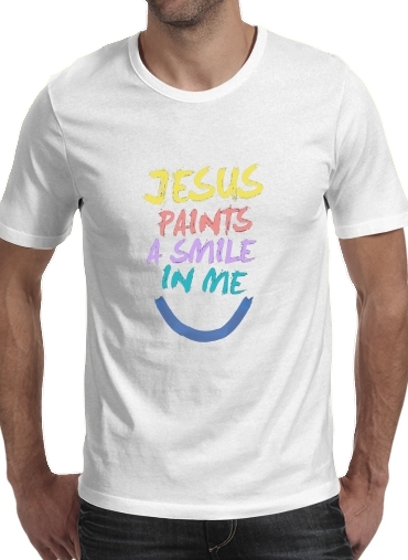 Jesus paints a smile in me Bible für Männer T-Shirt
