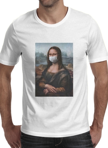 Joconde Mona Lisa Masque für Männer T-Shirt