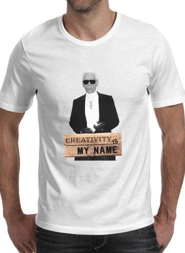 Karl Lagerfeld Creativity is my name für Männer T-Shirt