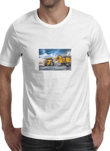 komatsu construction für Männer T-Shirt