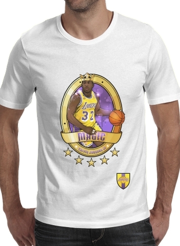 NBA Legends: "Magic" Johnson für Männer T-Shirt