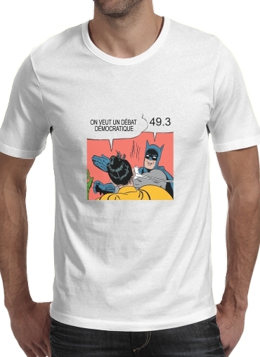 On veut un debat 493 für Männer T-Shirt