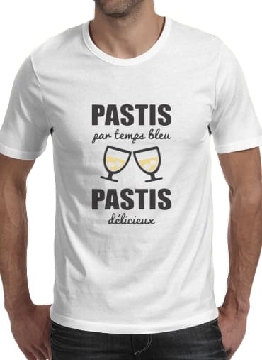 Pastis par temps bleu Pastis delicieux für Männer T-Shirt