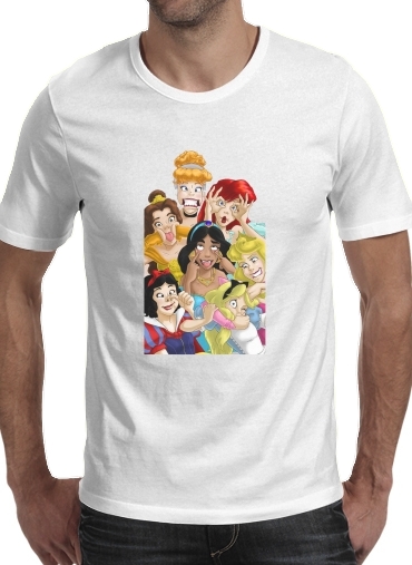 Prinzessin Grimasse lächelnd für Männer T-Shirt