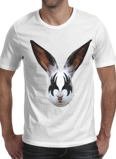 Kiss of a rabbit punk für Männer T-Shirt