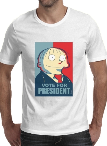 ralph wiggum vote for president für Männer T-Shirt