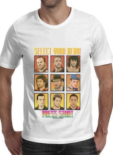 Select your Hero Retro 90s für Männer T-Shirt