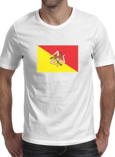 Sicile Flag für Männer T-Shirt