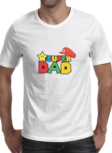 Super Dad Mario humour für Männer T-Shirt