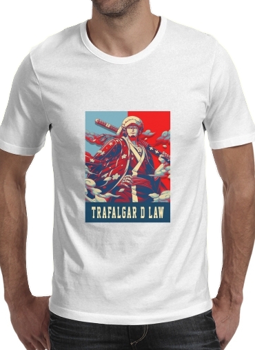 Trafalgar D Law Pop Art für Männer T-Shirt