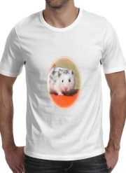 T-Shirts Weisser Dalmatiner Hamster mit schwarzen Punkten