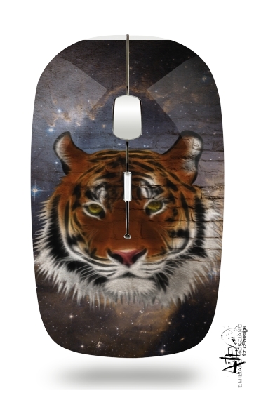 Abstract Tiger für Kabellose optische Maus mit USB-Empfänger