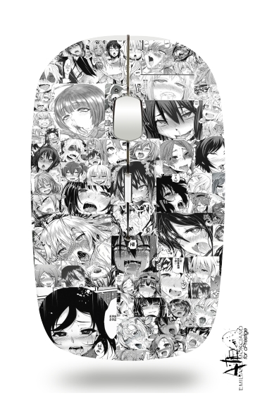 ahegao hentai manga für Kabellose optische Maus mit USB-Empfänger