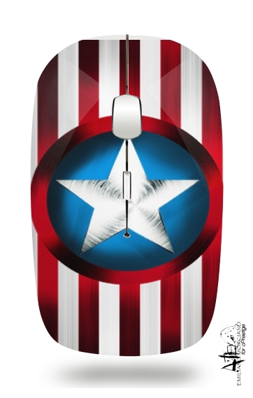 American Captain für Kabellose optische Maus mit USB-Empfänger