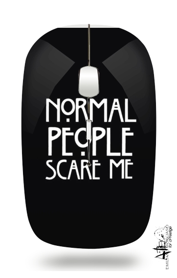 American Horror Story Normal people scares me für Kabellose optische Maus mit USB-Empfänger