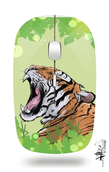 Animals Collection: Tiger  für Kabellose optische Maus mit USB-Empfänger