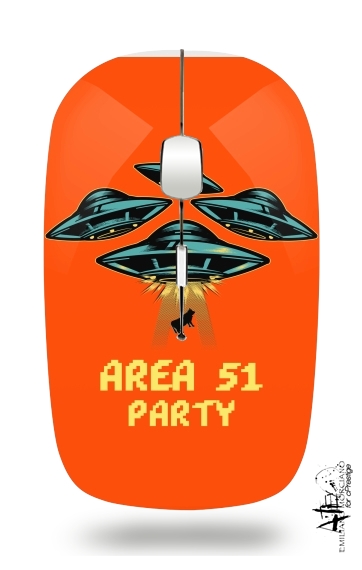 Area 51 Alien Party für Kabellose optische Maus mit USB-Empfänger