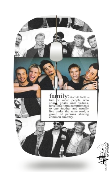 Backstreet Boys family fan art für Kabellose optische Maus mit USB-Empfänger