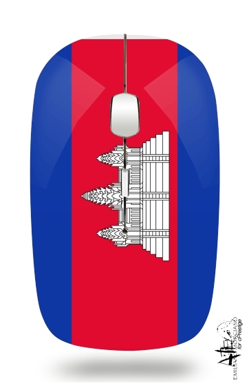 Cambodge Flag für Kabellose optische Maus mit USB-Empfänger