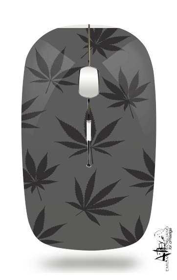 Cannabis Leaf Pattern für Kabellose optische Maus mit USB-Empfänger