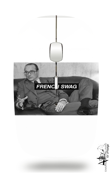 Chirac French Swag für Kabellose optische Maus mit USB-Empfänger
