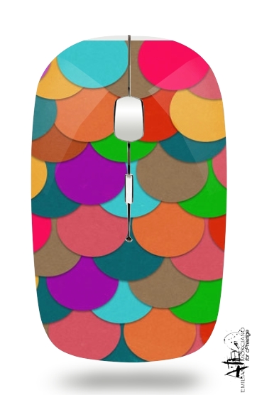 Circles Multicolor für Kabellose optische Maus mit USB-Empfänger