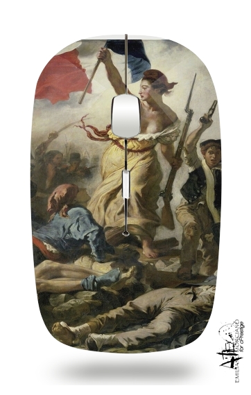 Delacroix La Liberte guidant le peuple für Kabellose optische Maus mit USB-Empfänger