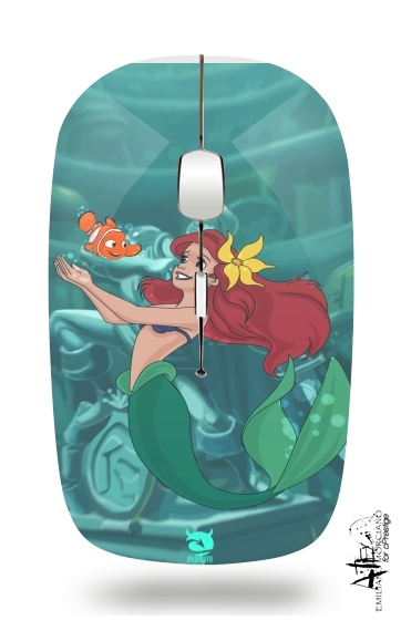 Disney Hangover Ariel and Nemo für Kabellose optische Maus mit USB-Empfänger