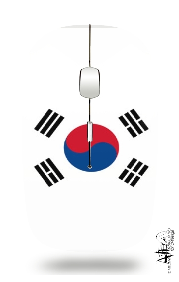 Flagge von Südkorea für Kabellose optische Maus mit USB-Empfänger