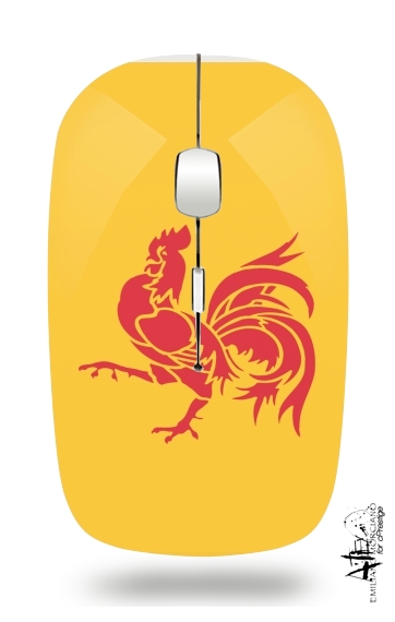 Drapeau de la Wallonie für Kabellose optische Maus mit USB-Empfänger