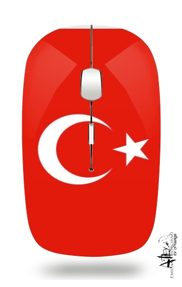 Flagge der Türkei für Kabellose optische Maus mit USB-Empfänger