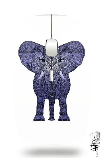 Elephant Blue für Kabellose optische Maus mit USB-Empfänger
