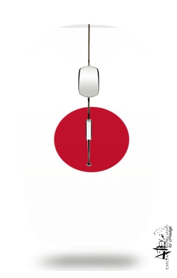 Fahne Japan für Kabellose optische Maus mit USB-Empfänger