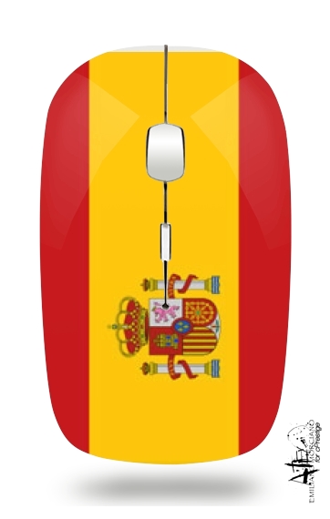 Fahne Spanien für Kabellose optische Maus mit USB-Empfänger