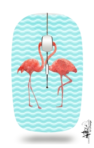 flamingo love für Kabellose optische Maus mit USB-Empfänger