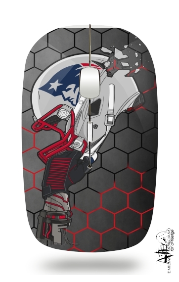 Football Helmets New England für Kabellose optische Maus mit USB-Empfänger