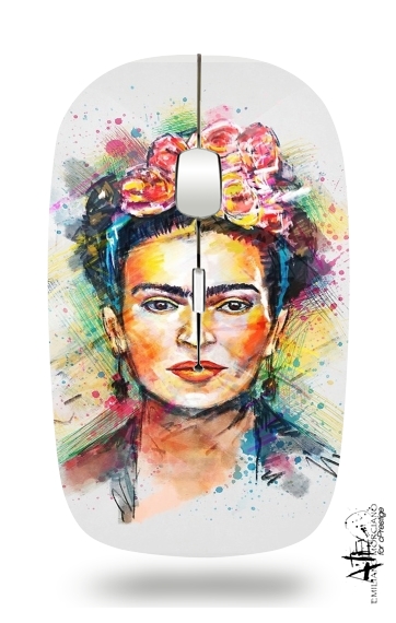 Frida Kahlo für Kabellose optische Maus mit USB-Empfänger