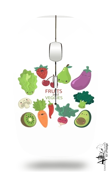 Fruits and veggies für Kabellose optische Maus mit USB-Empfänger