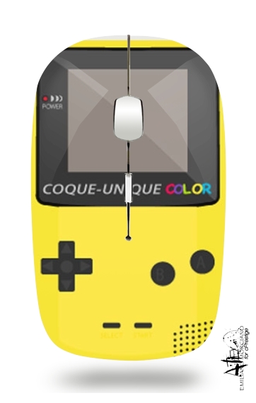 Gameboy Color Yellow für Kabellose optische Maus mit USB-Empfänger