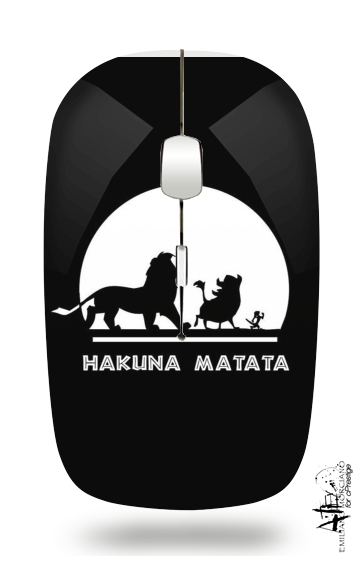 Hakuna Matata Elegance für Kabellose optische Maus mit USB-Empfänger