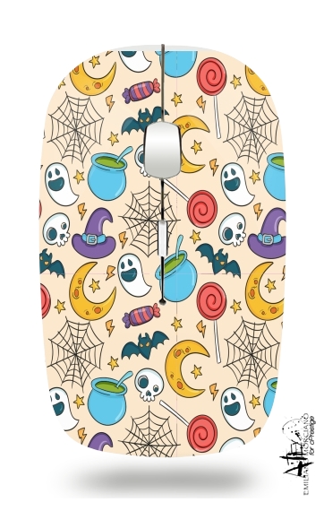 Halloween Pattern Potion für Kabellose optische Maus mit USB-Empfänger