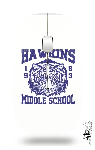 Hawkins Middle School University für Kabellose optische Maus mit USB-Empfänger