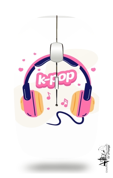 I Love Kpop Headphone für Kabellose optische Maus mit USB-Empfänger