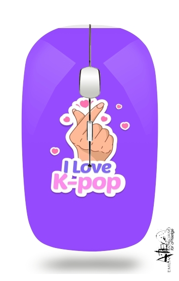 I love kpop für Kabellose optische Maus mit USB-Empfänger