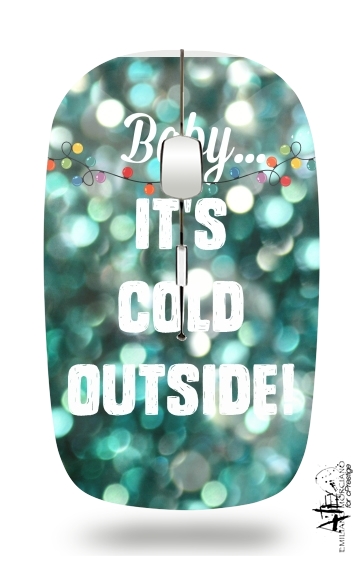 It's COLD Outside für Kabellose optische Maus mit USB-Empfänger