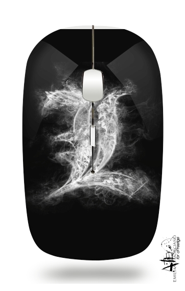 L Smoke Death Note für Kabellose optische Maus mit USB-Empfänger