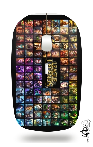 League Of Legends LOL - FANART für Kabellose optische Maus mit USB-Empfänger